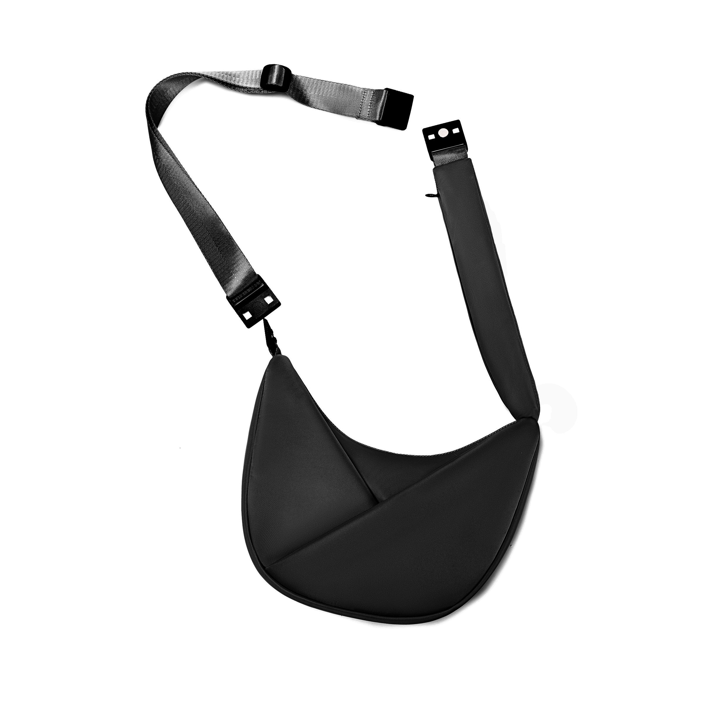 ORIGAMI CONVERTIBLE CRESCENT CROSSBODY