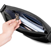 ORIGAMI CONVERTIBLE CRESCENT CROSSBODY