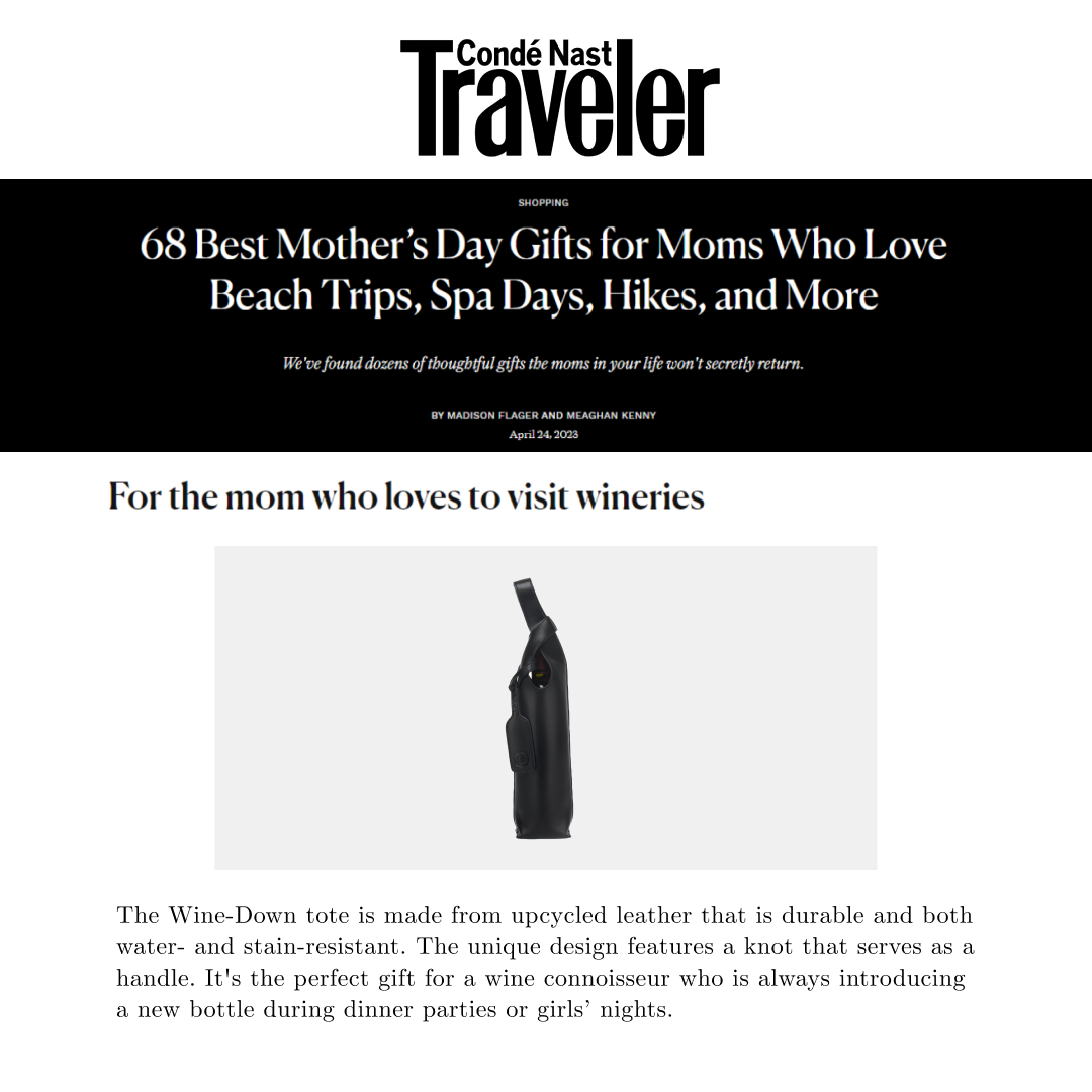 "WINE-DOWN" TOTE (CORK)